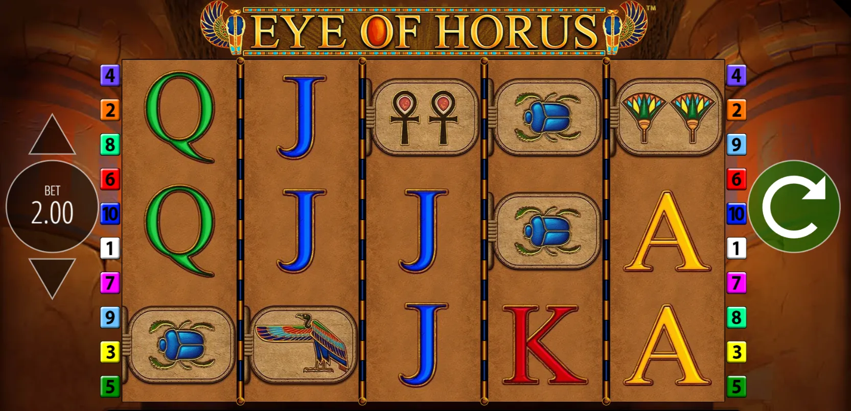 Eye of Horus Demo kostenlos ausprobieren